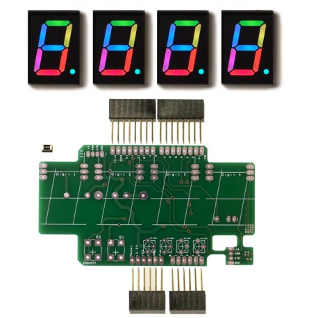 RGBDigit Shield 4x 1'RGBDigit DIY