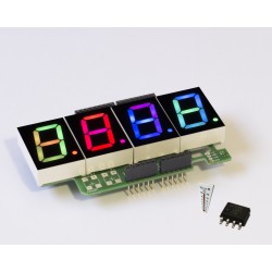 RGBDigit Shield 4x 1'RGBDigit + LM92 temp sensor 