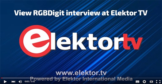 View RGBDigit interview at Elektor TV